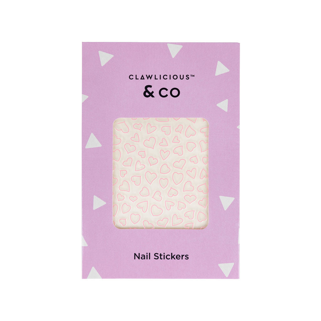 Clawlicious and Co Nail Stickers - Hearts