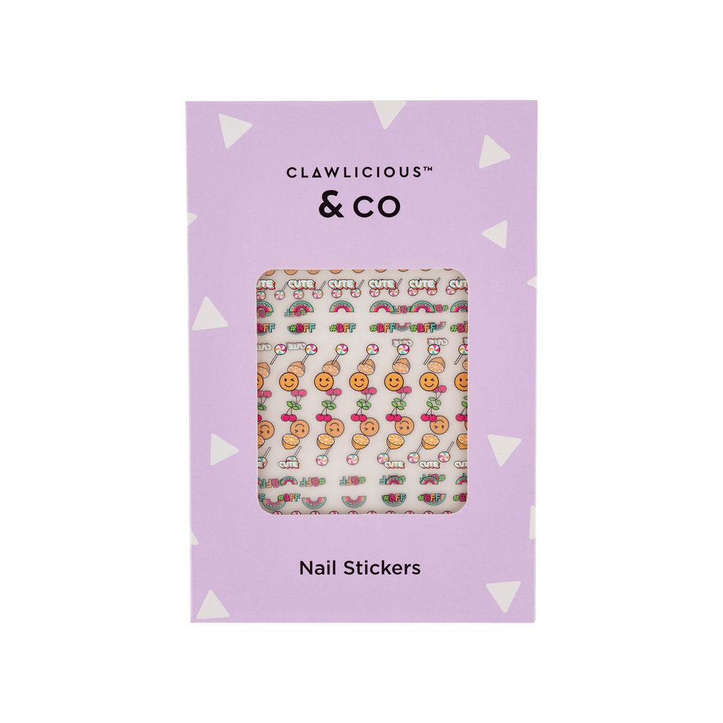 Clawlicious and Co Nail Stickers - Happy Face