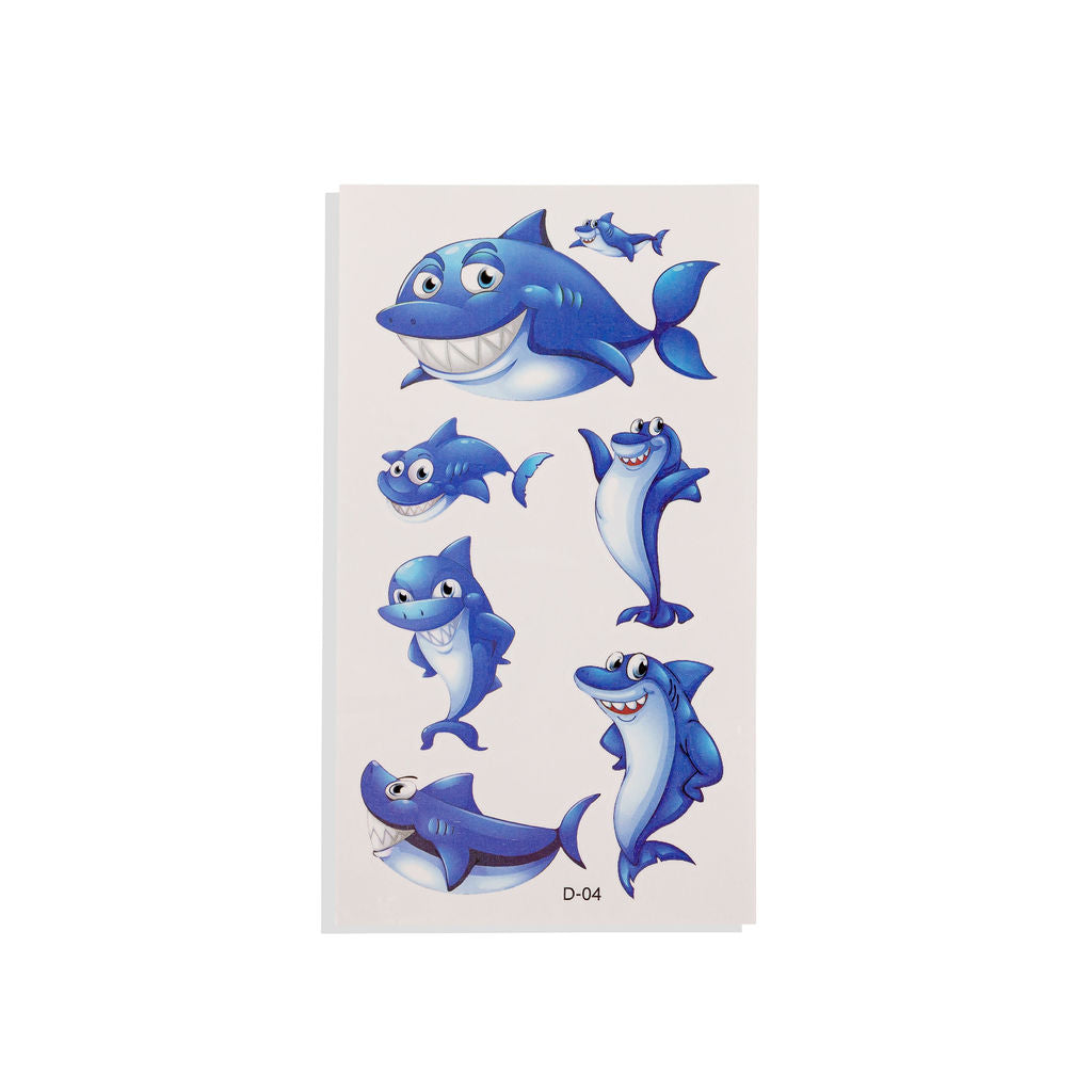 Kids Body Tattoos - Shark 2