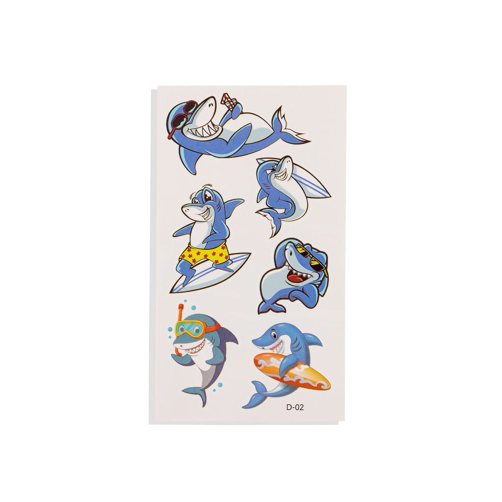 Kids Body Tattoos - Shark 1