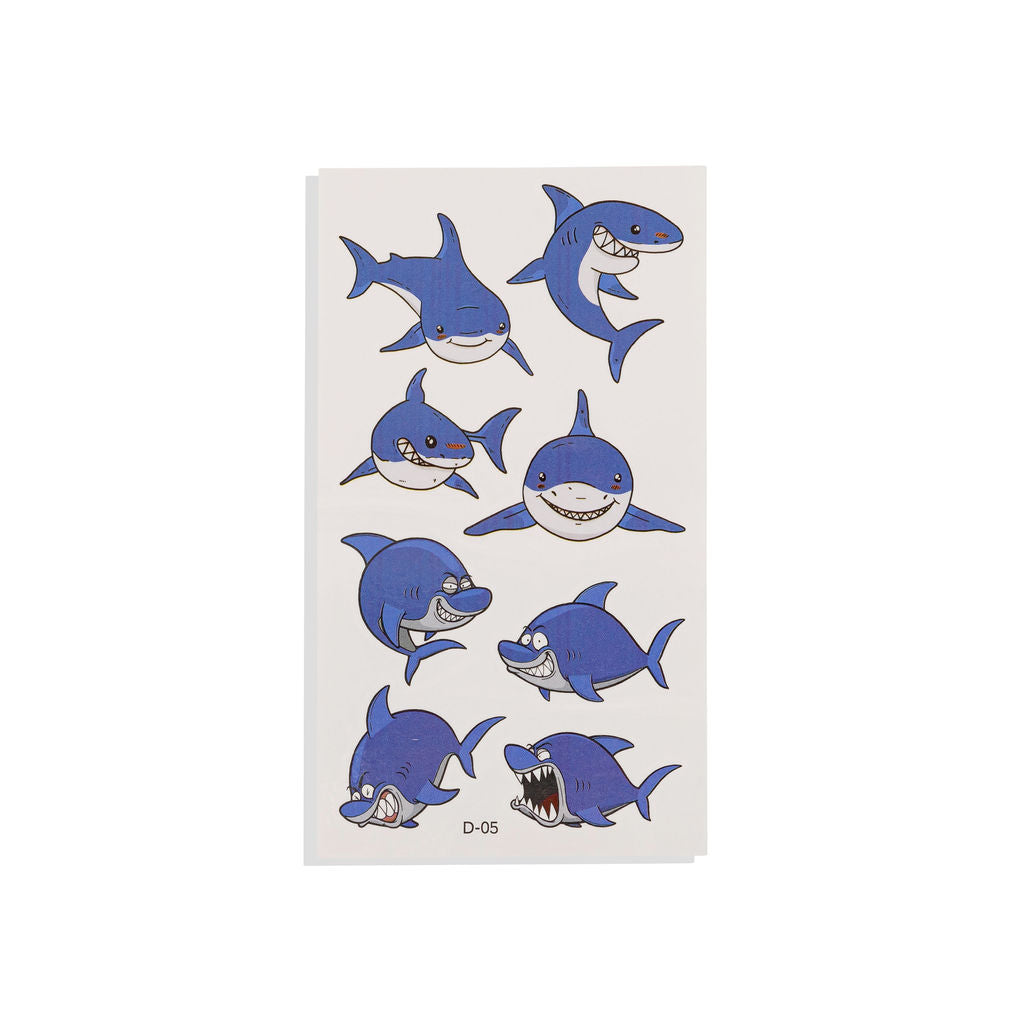 Kids Body Tattoos - Shark 1