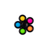 Kids Fidget -  Black Pop It Fidget Flower Spinner