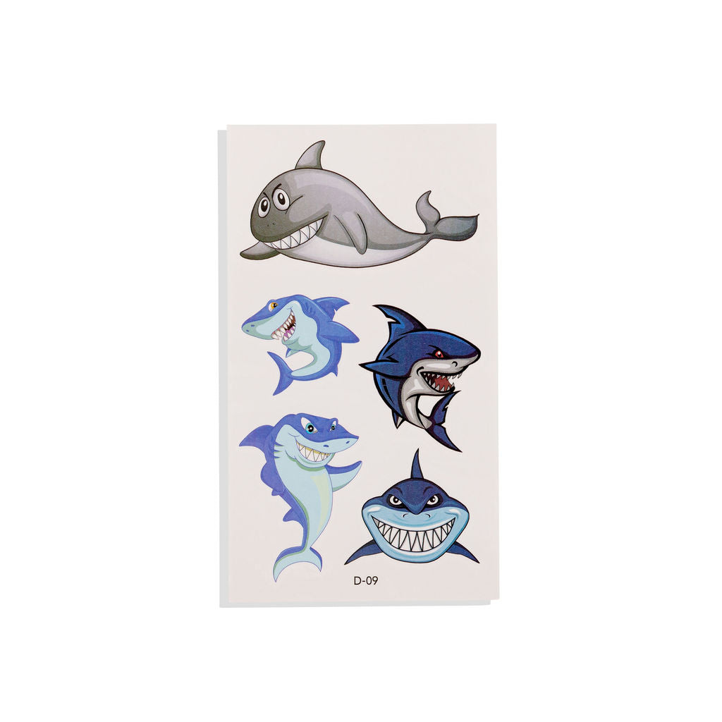 Kids Body Tattoos - Shark 2