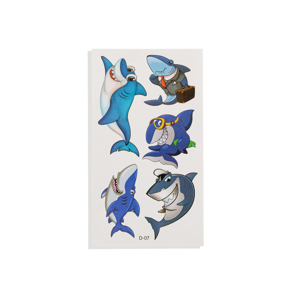 Kids Body Tattoos - Shark 1