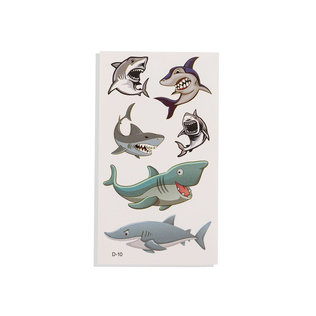 Kids Body Tattoos - Shark 2