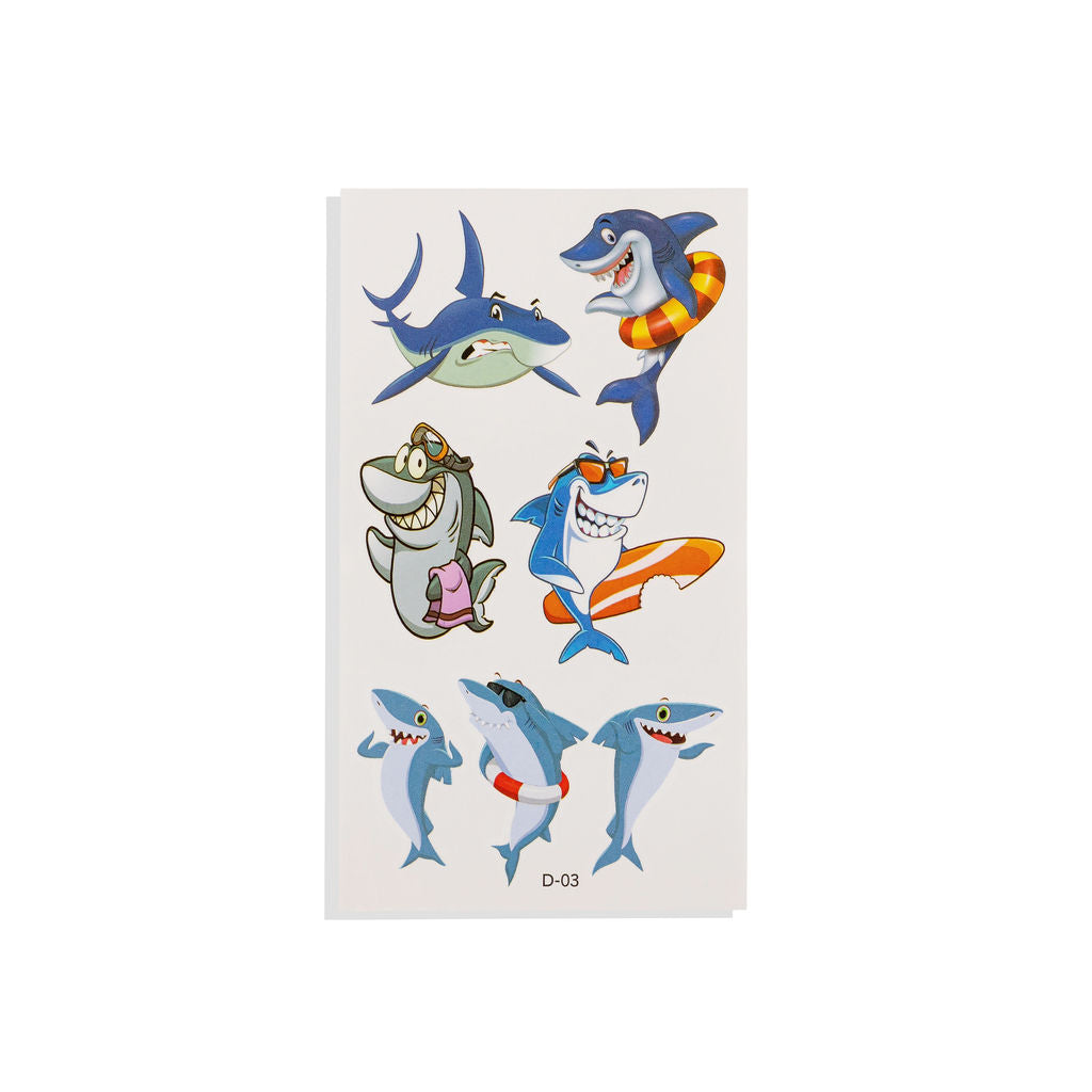 Kids Body Tattoos - Shark 2