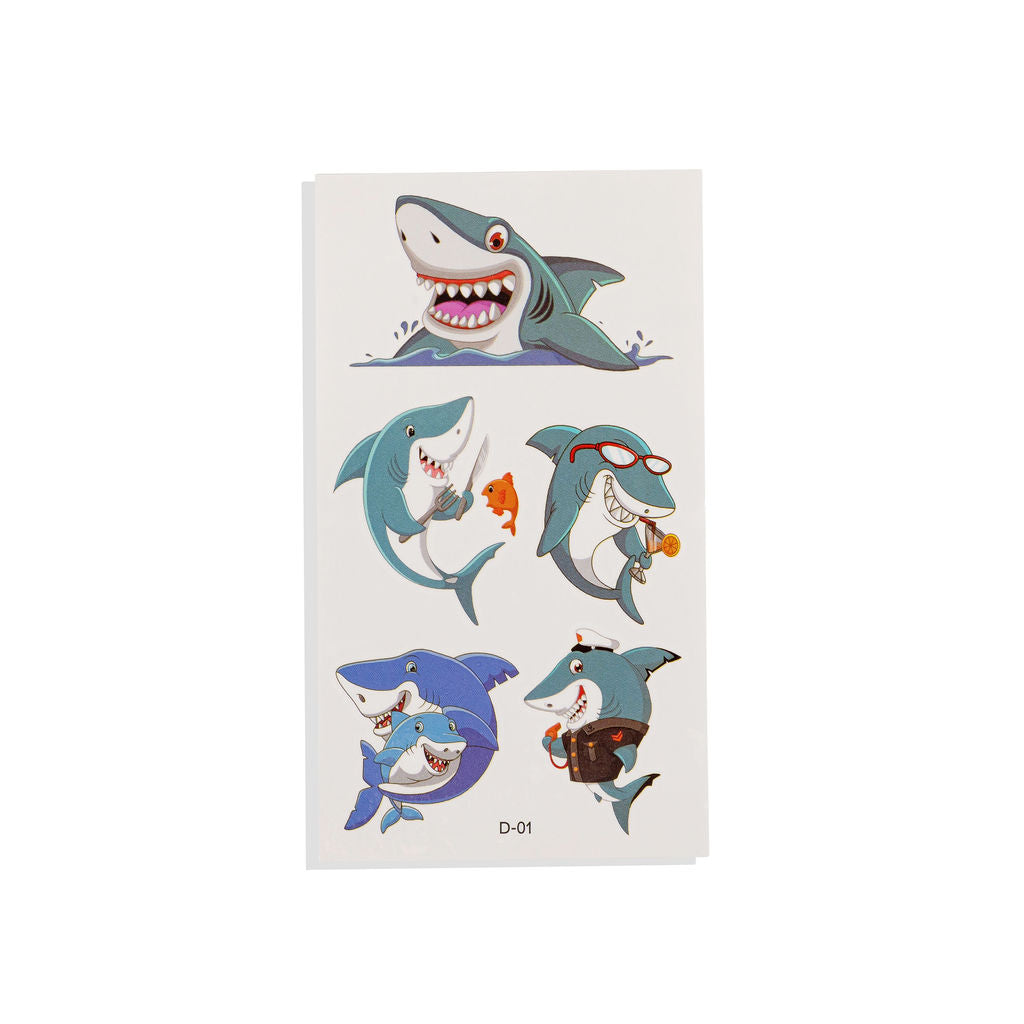 Kids Body Tattoos - Shark 1
