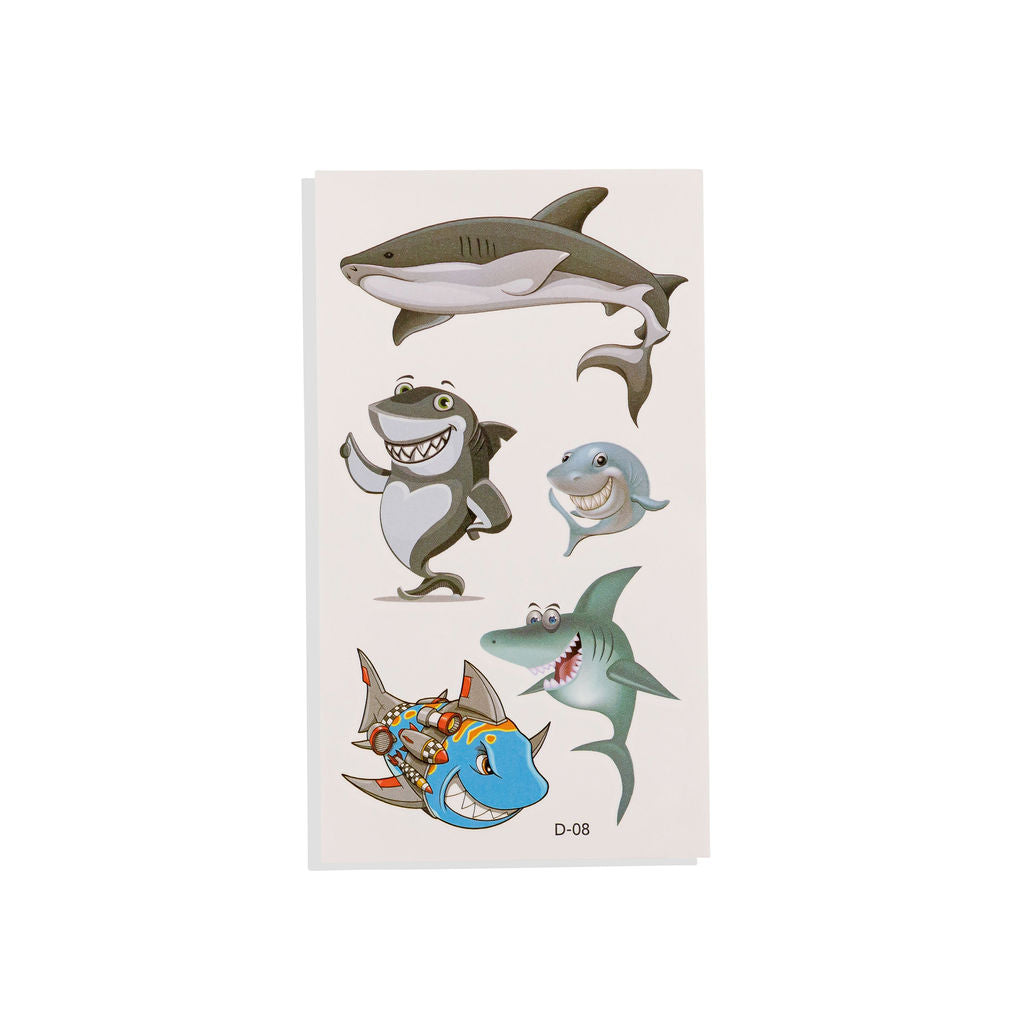 Kids Body Tattoos - Shark 1