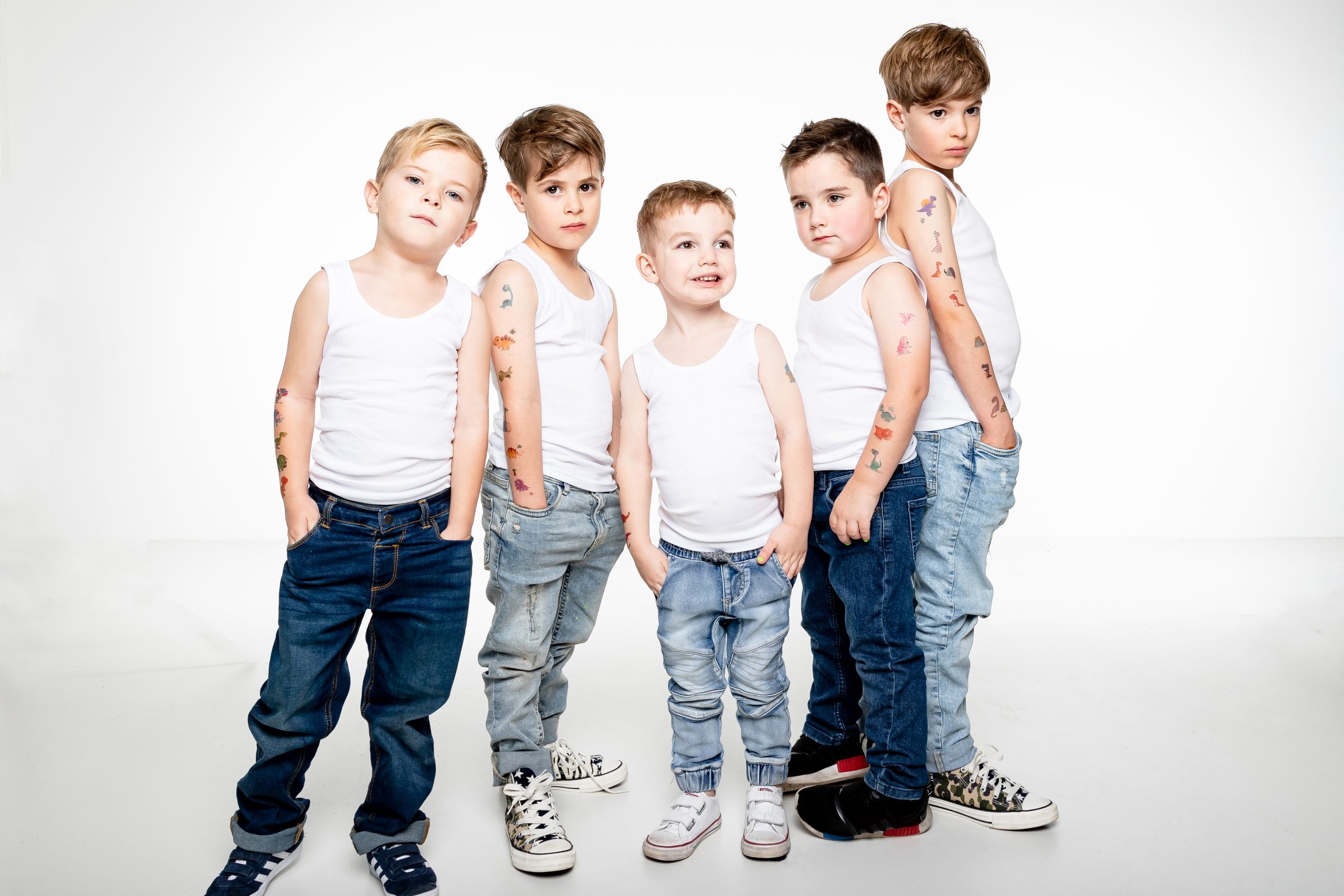 Kids Body Tattoos  - Dinosaur 1