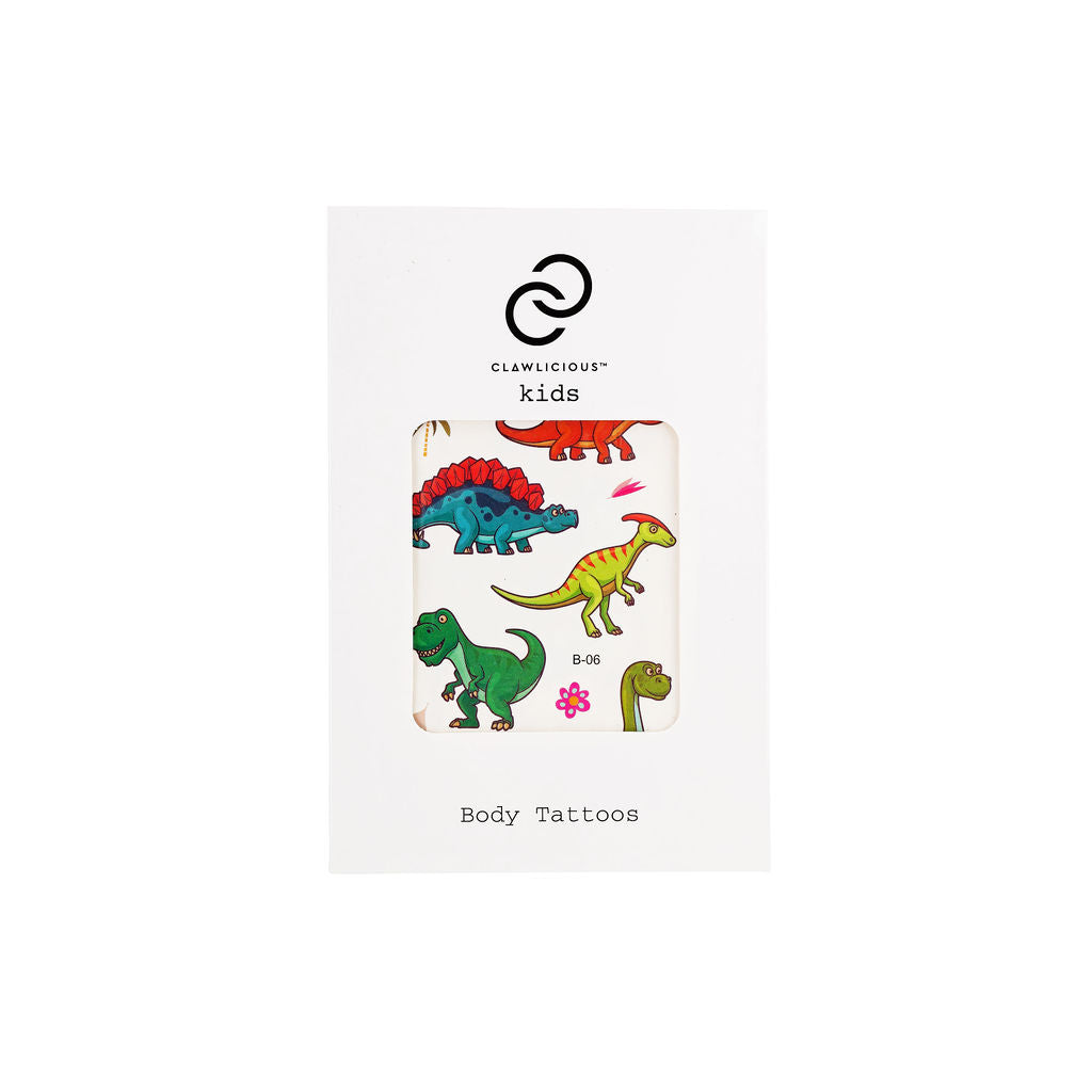 Kids Body Tattoos  - Dinosaur 2