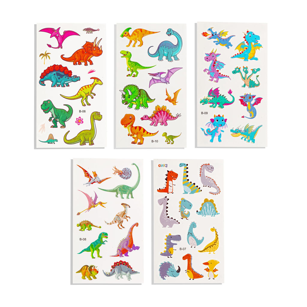 Kids Body Tattoos  - Dinosaur 2