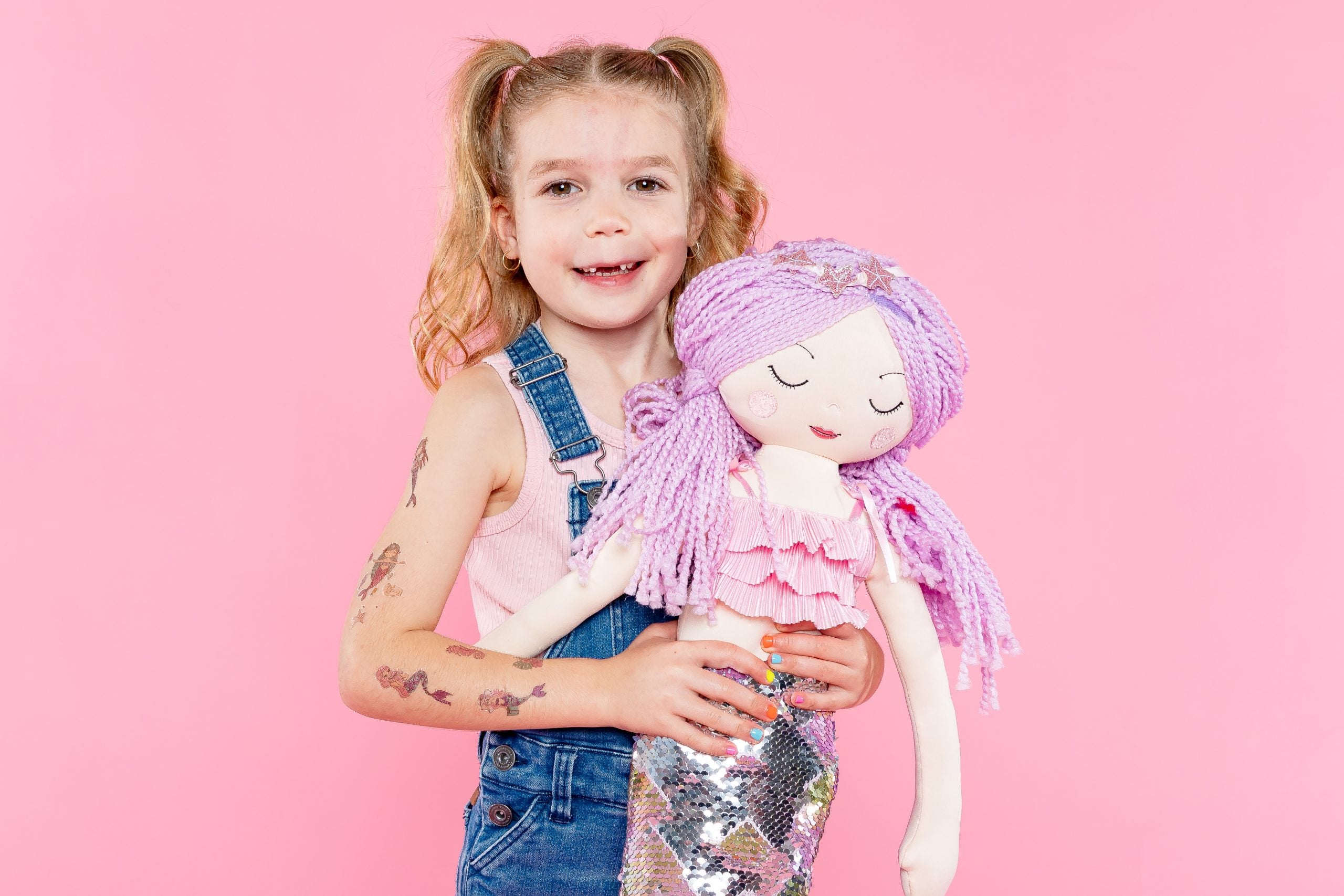 Kids Body Tattoos  - Mermaid 1