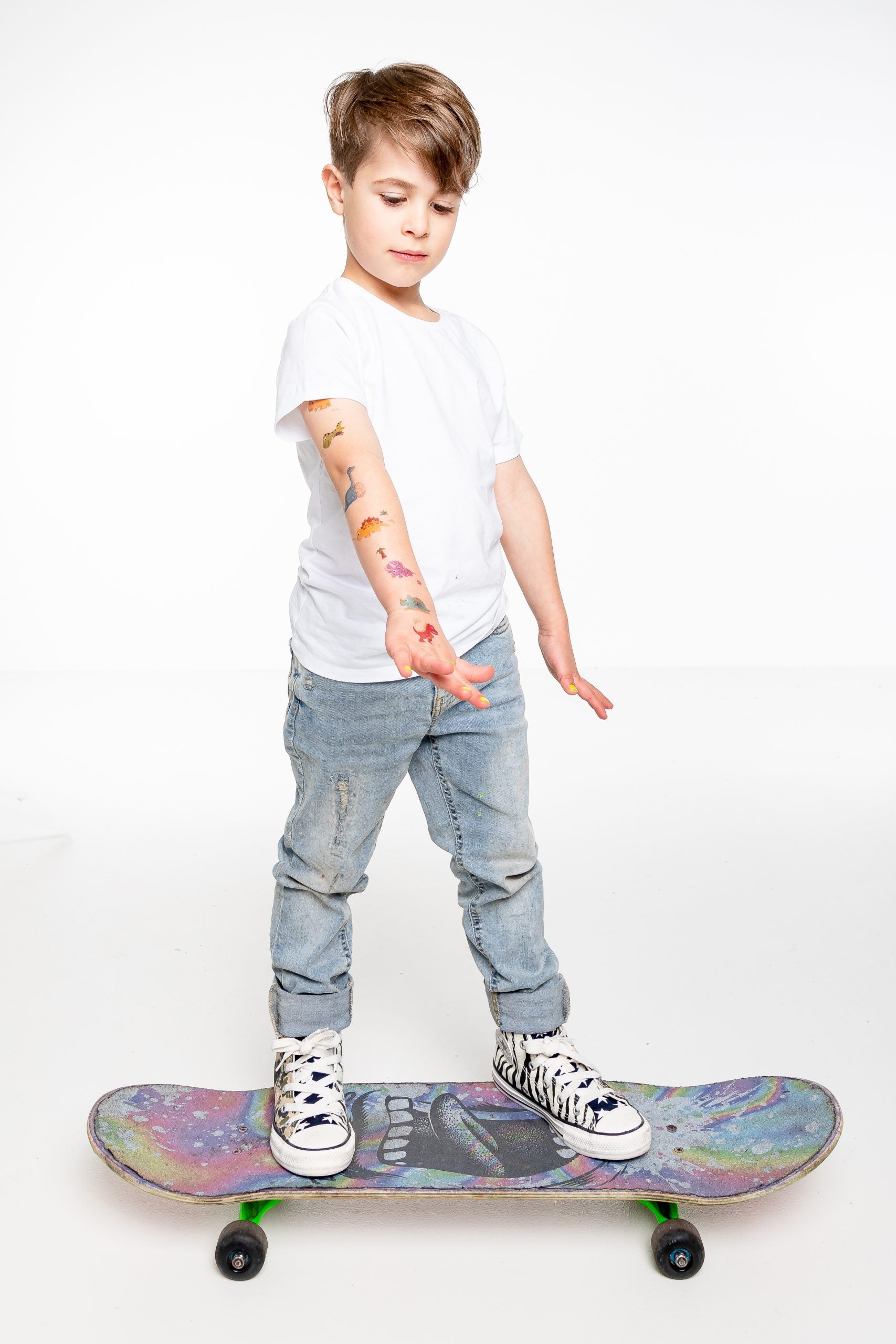 Kids Body Tattoos  - Dinosaur 2