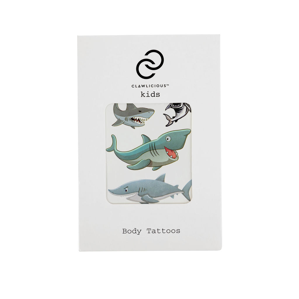 Kids Body Tattoos - Shark 2